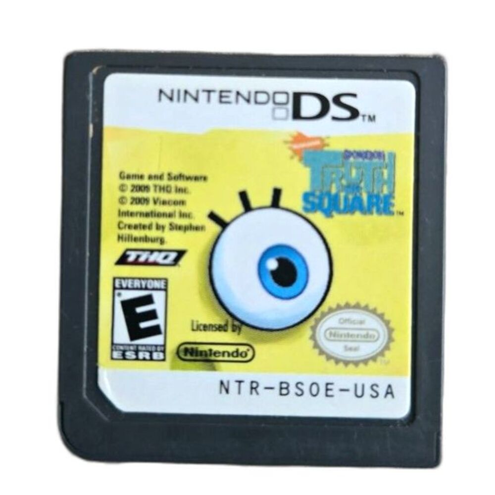 SpongeBob SquarePants: Truth or Square Nintendo DS 3DS (Cartridge Only) Tested